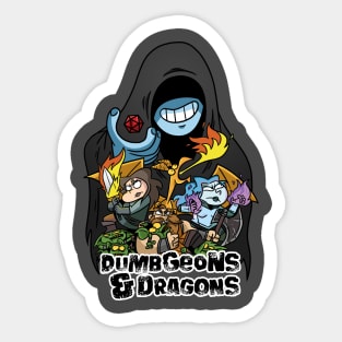 Adventurers 4 Life - Dumbgeons & Dragons Sticker